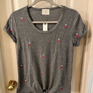 T.la t by Anthropologie embroidered with cherrys